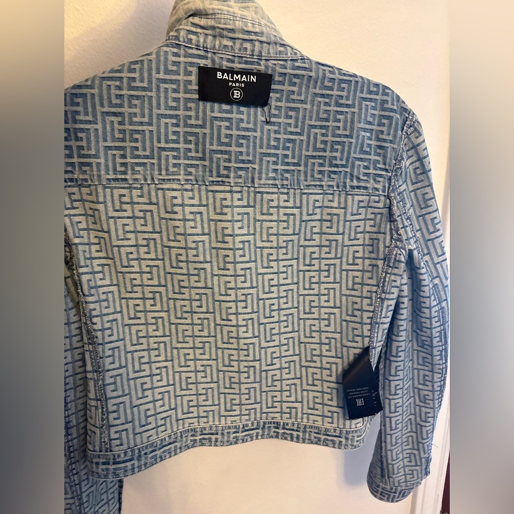 Authentic Balmain Denim Jacket - image 4
